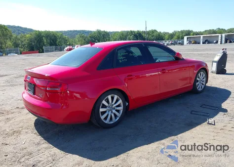 2013 Audi A4 2.0T Premium from USA, damaged, VIN WAUBFAFLXDN039960